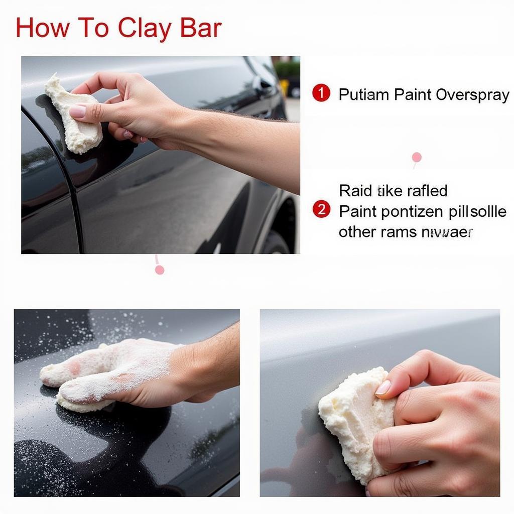 Using a Clay Bar to Remove Paint Overspray