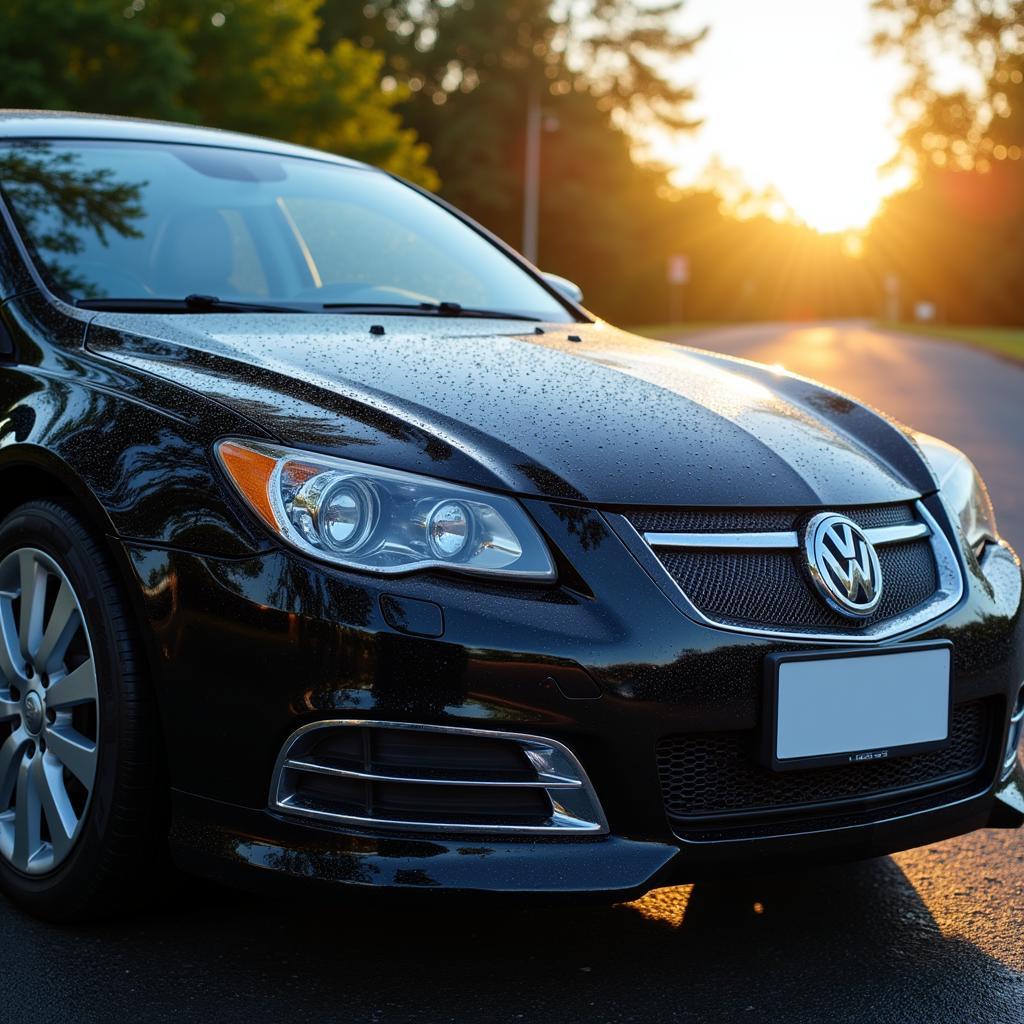 Clean Car in the Sun