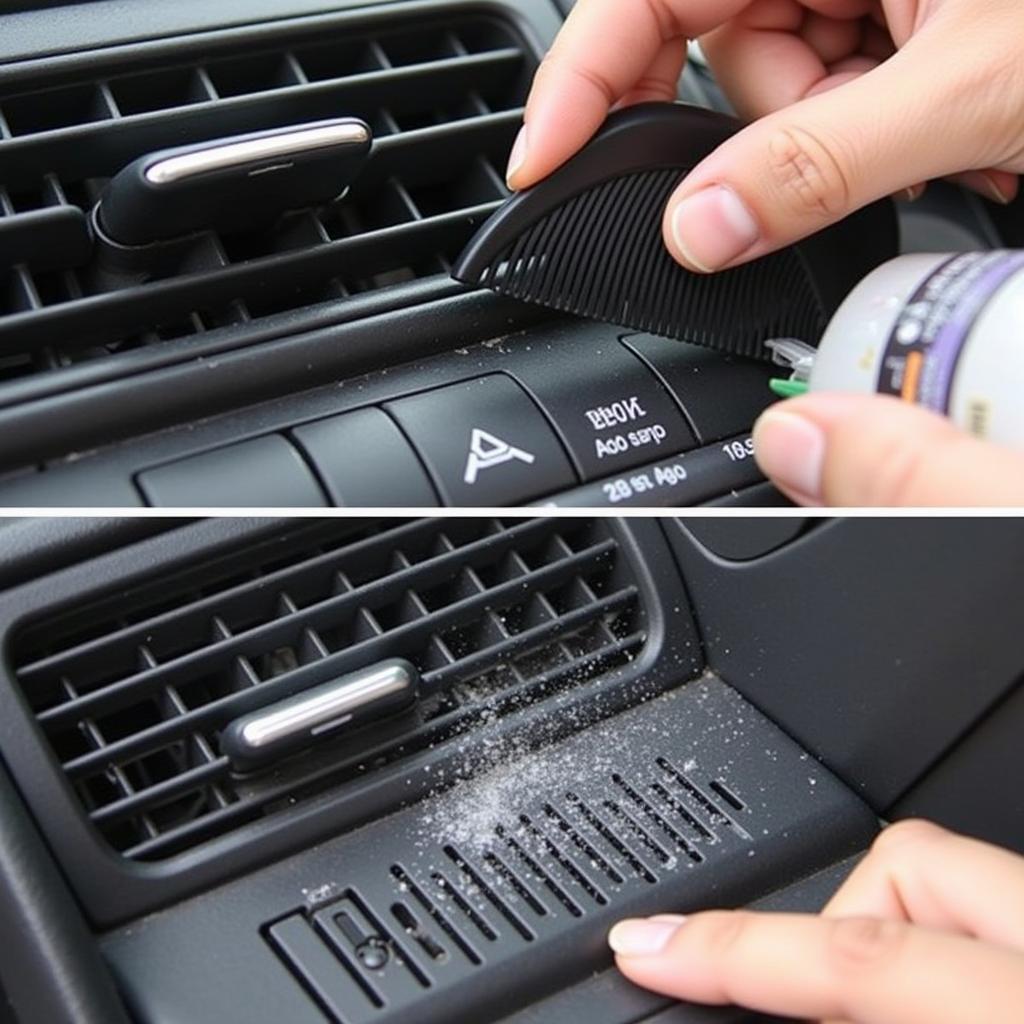 Cleaning the Car AC Condenser