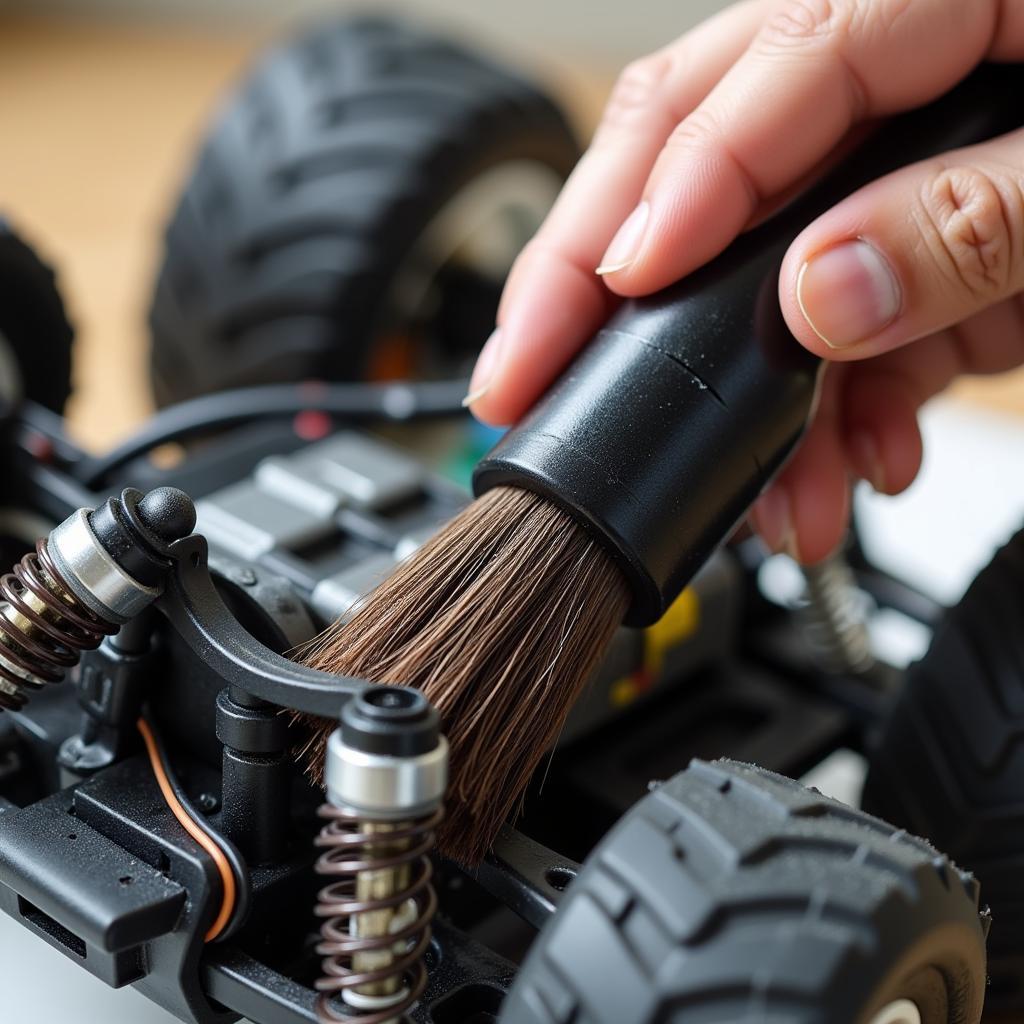 Cleaning an Electric RC Car