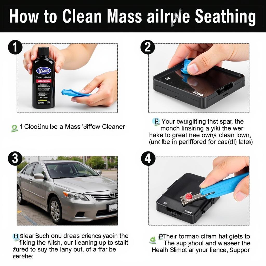 Cleaning the Car's Mass Airflow Sensor