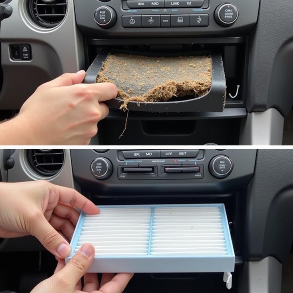 Replacing a Clogged Car Cabin Air Filter