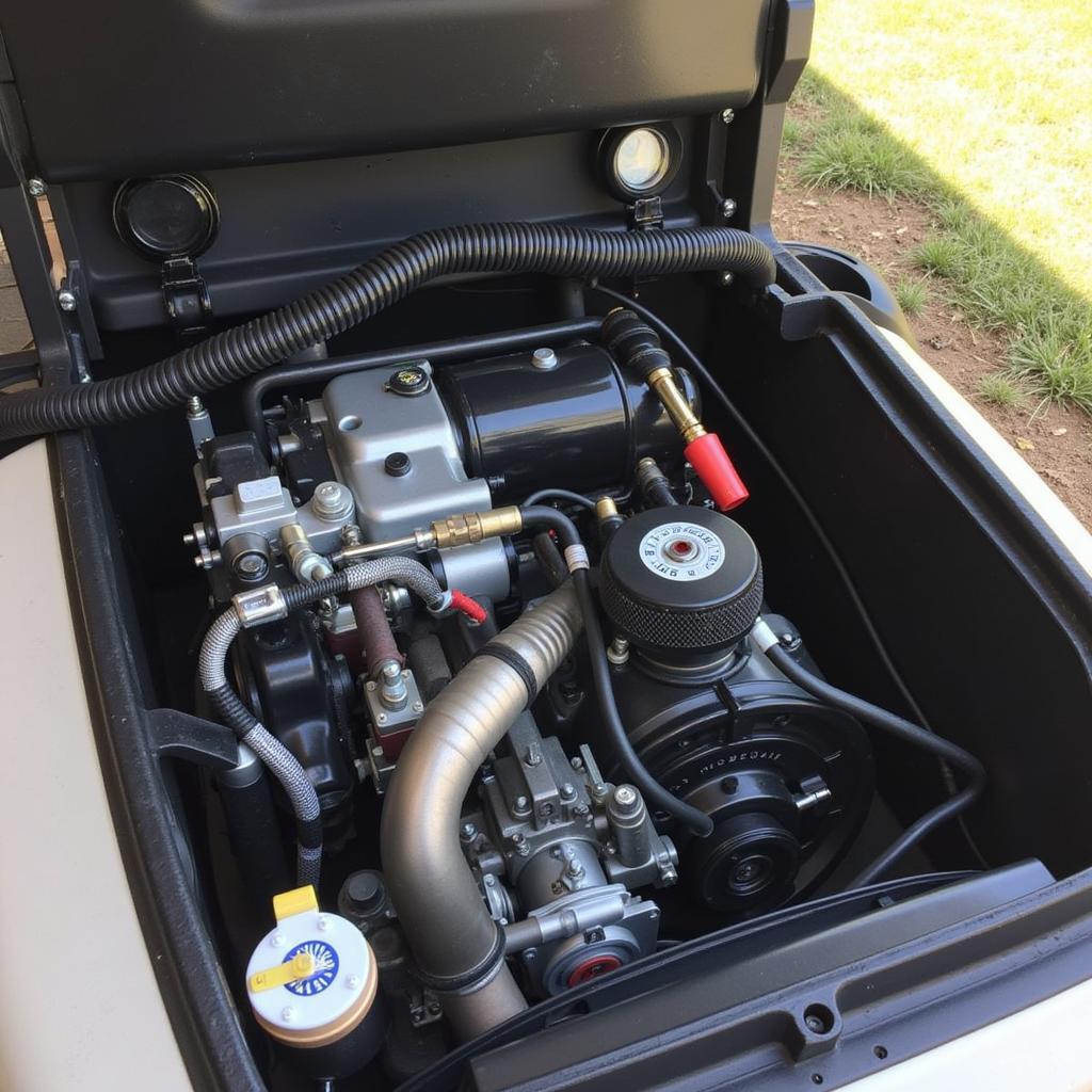 2008 Club Car Precedent Engine Bay