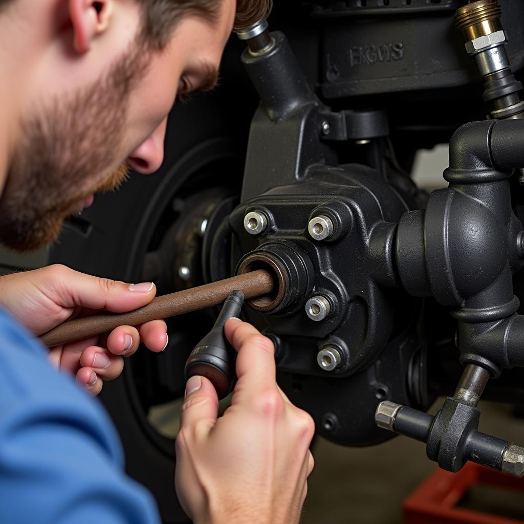 Inspecting the Club Car Steering Rack