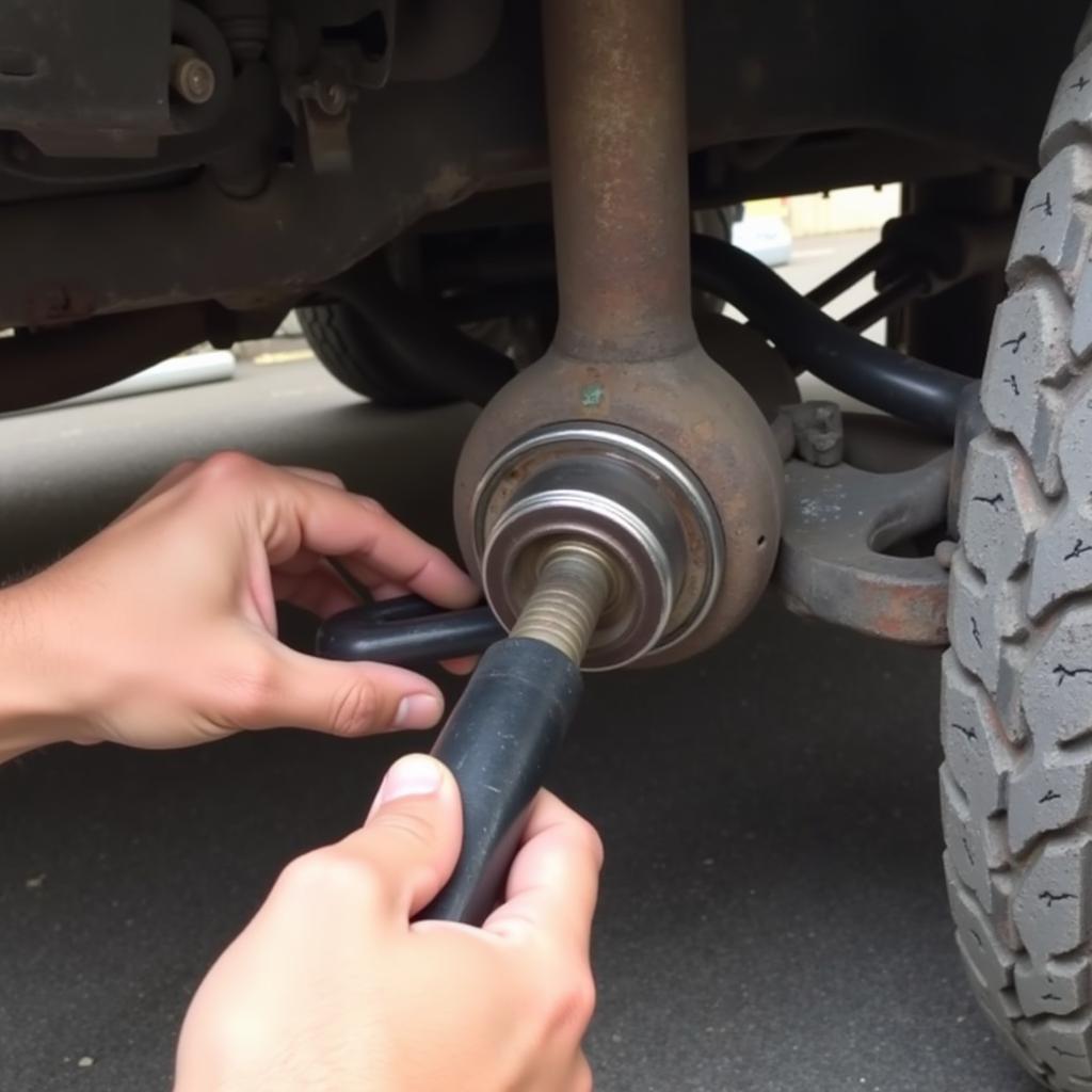 Replacing a Club Car Tie Rod End