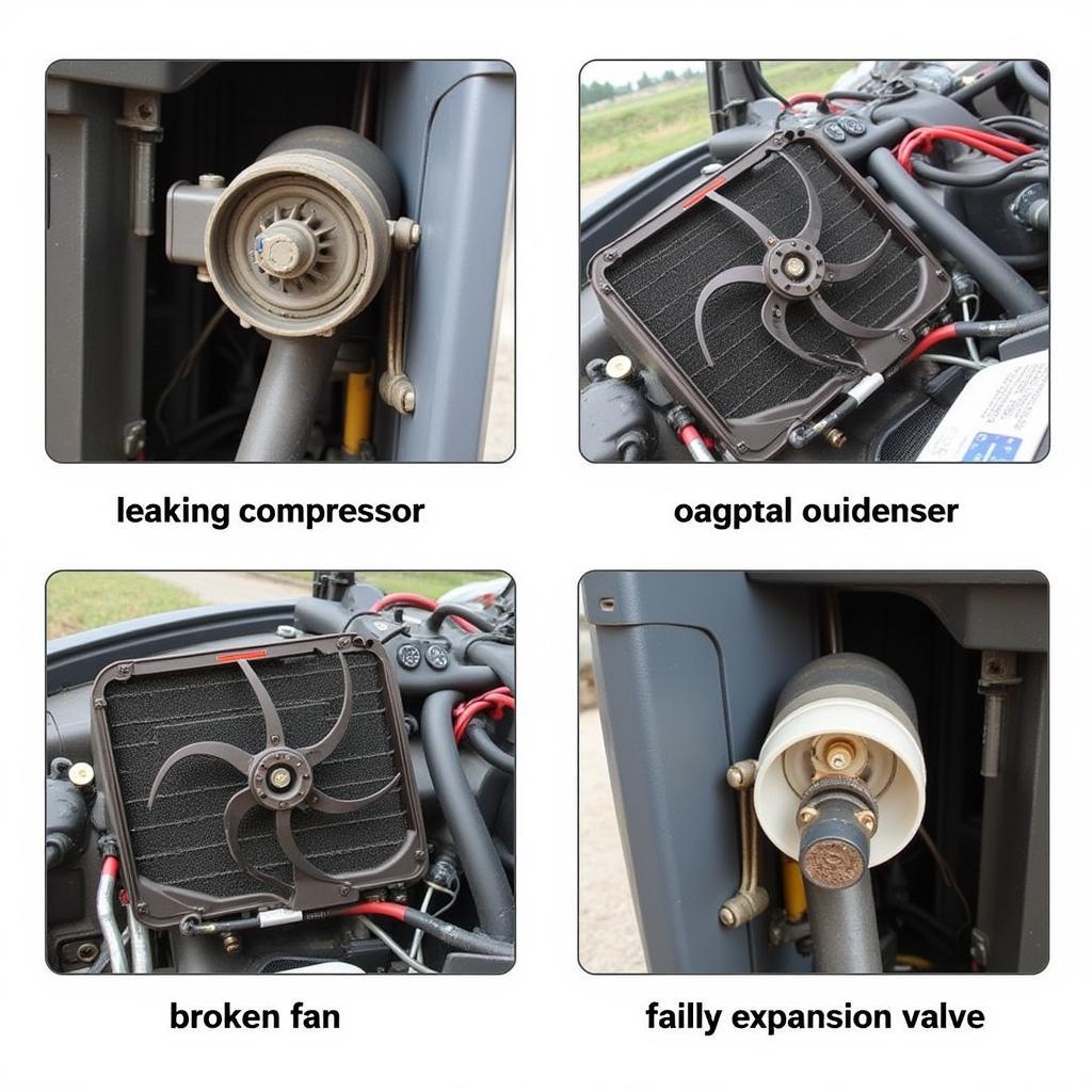 Common Car AC Problems Visual Guide