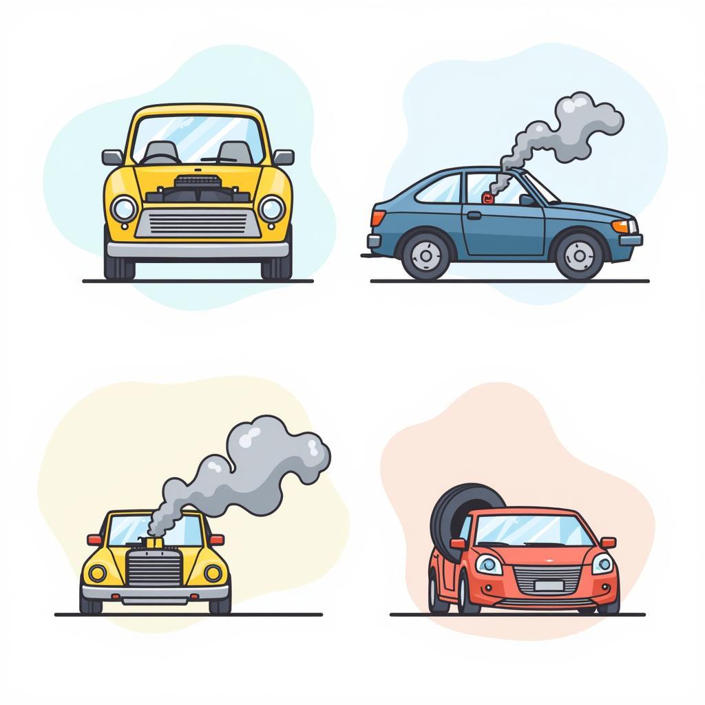 Common Car Problems Illustration