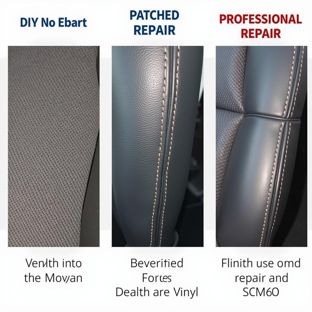 Comparing Car Seat Burn Repair Methods