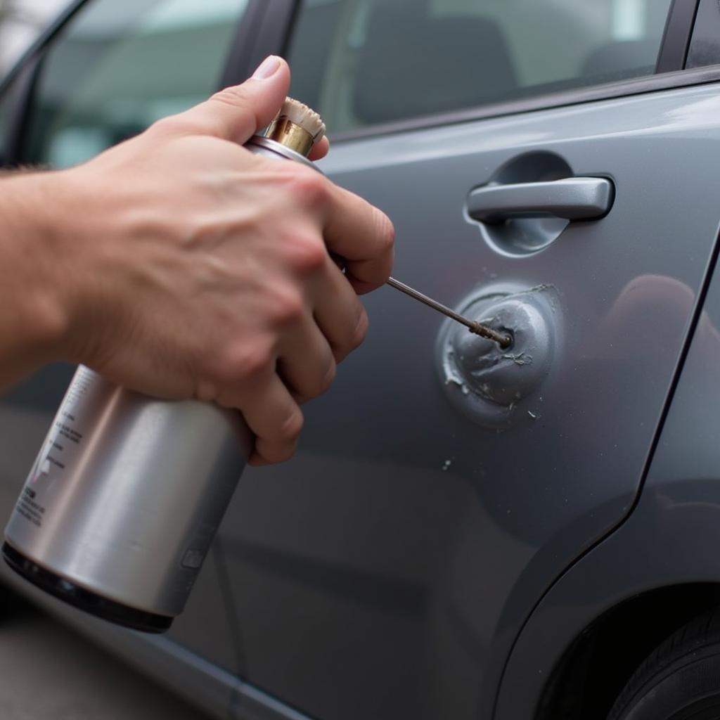 Compressed Air Dent Removal