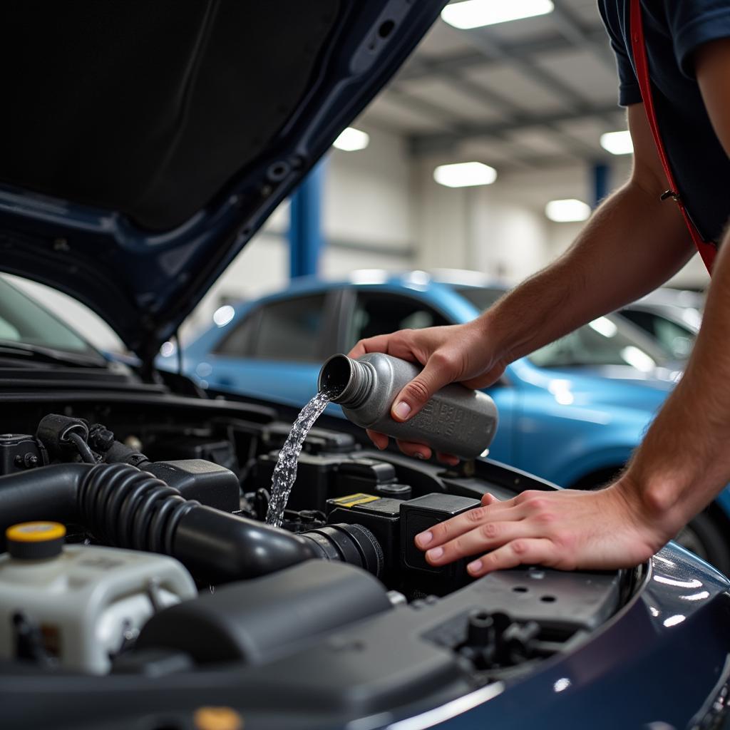 Flushing Car Coolant System