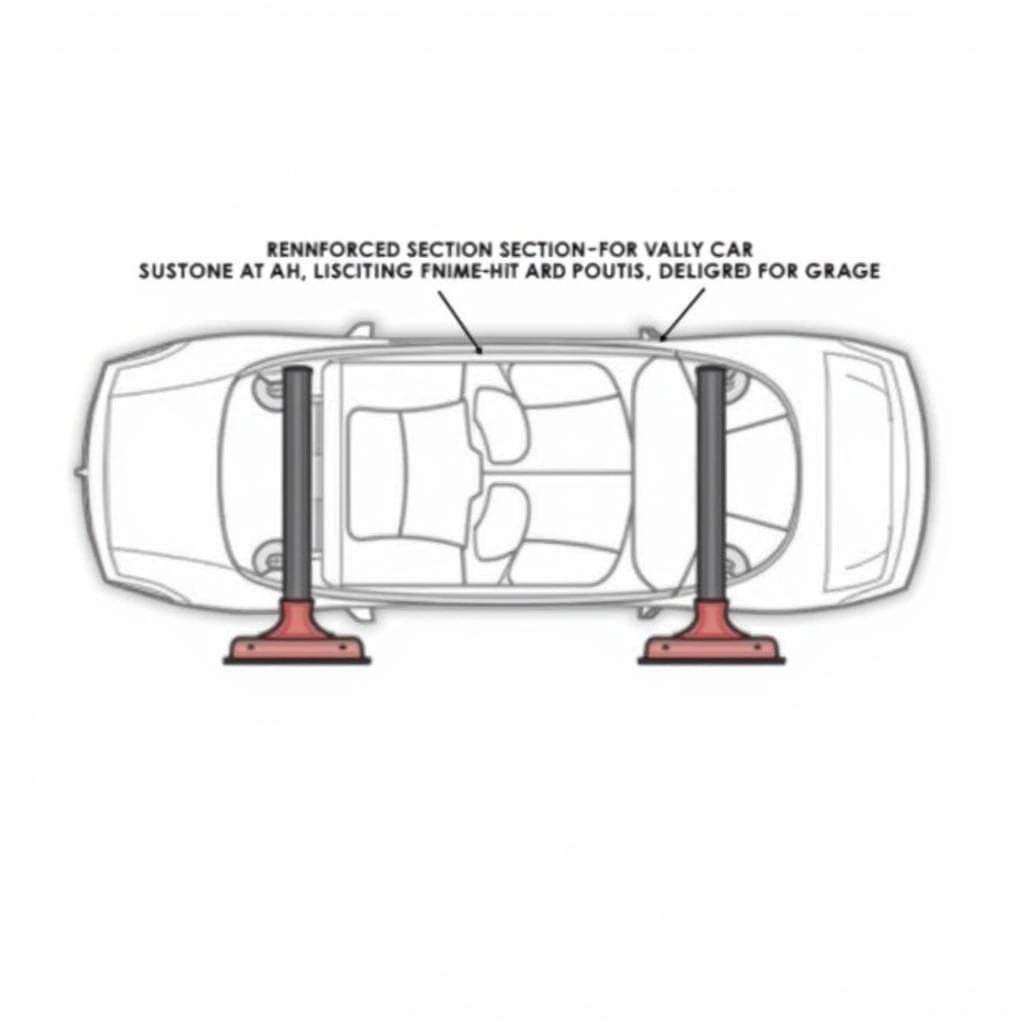 Car Jacking Points Diagram