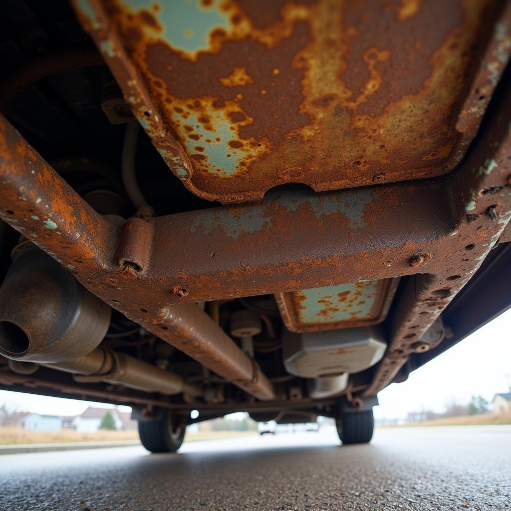 Corroded Car Frame