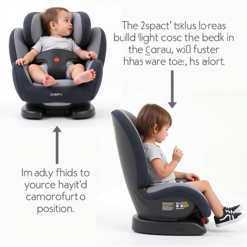 Adjusting the impact shield on the Cybex Pallas 2 Fix car seat