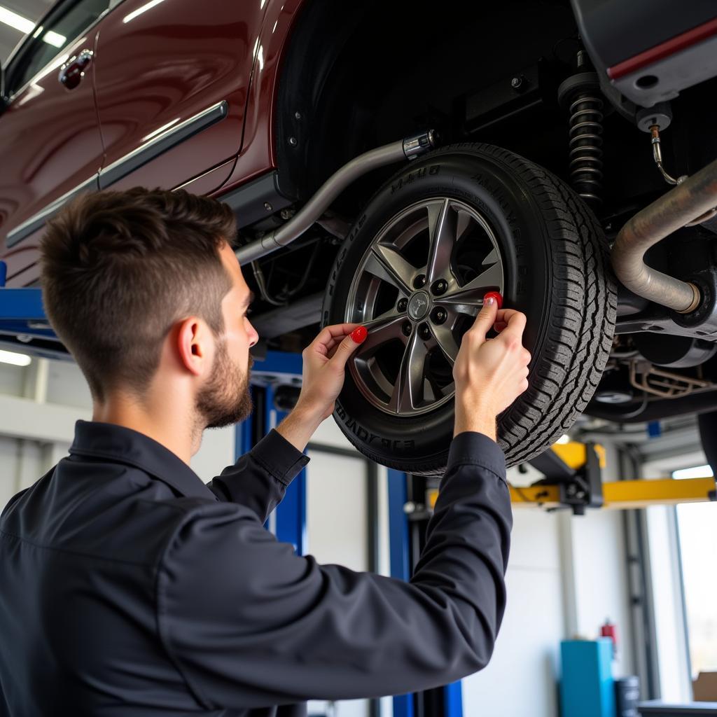 Daily 2 Post Car Lift Inspection