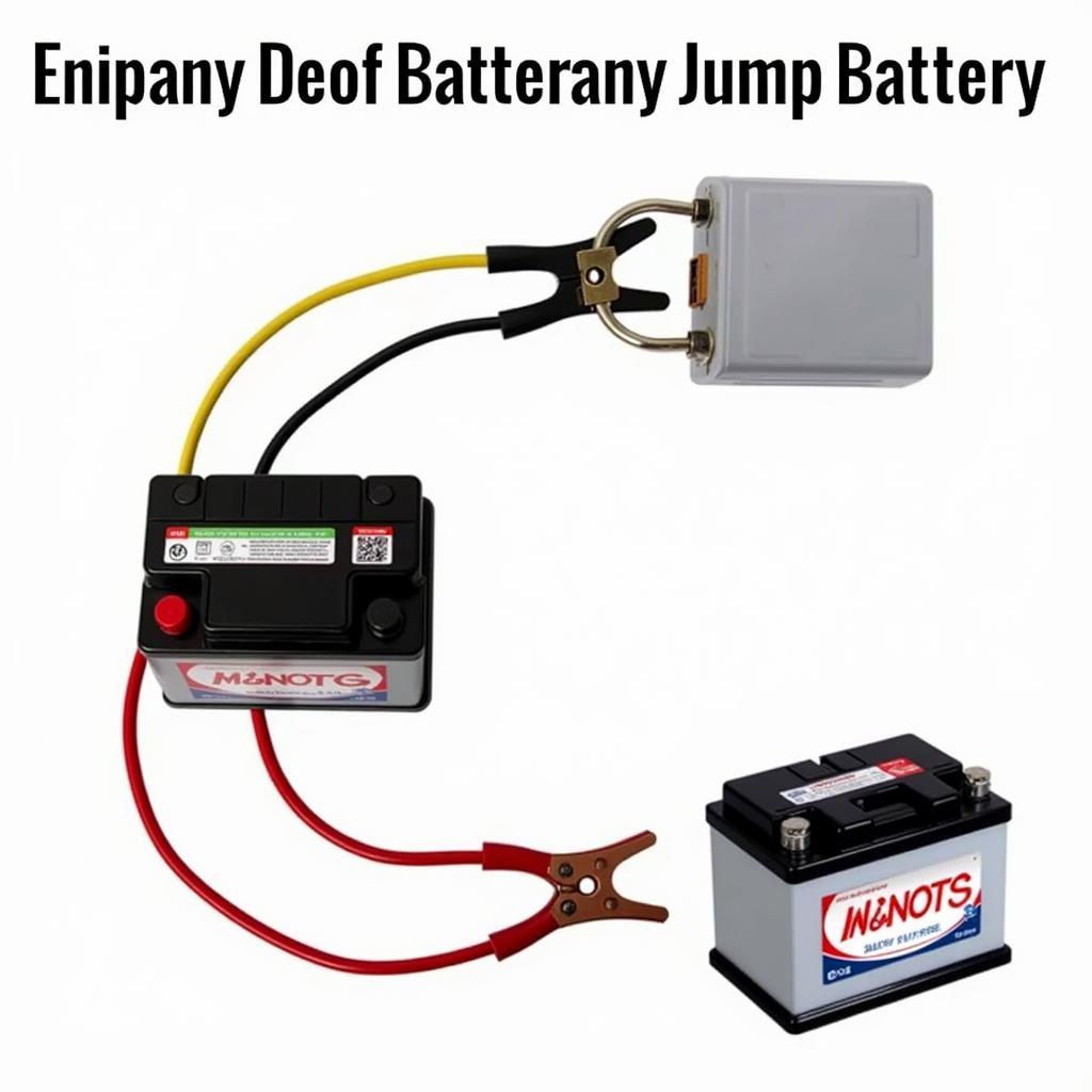 Dead Car Battery Jump Start Process