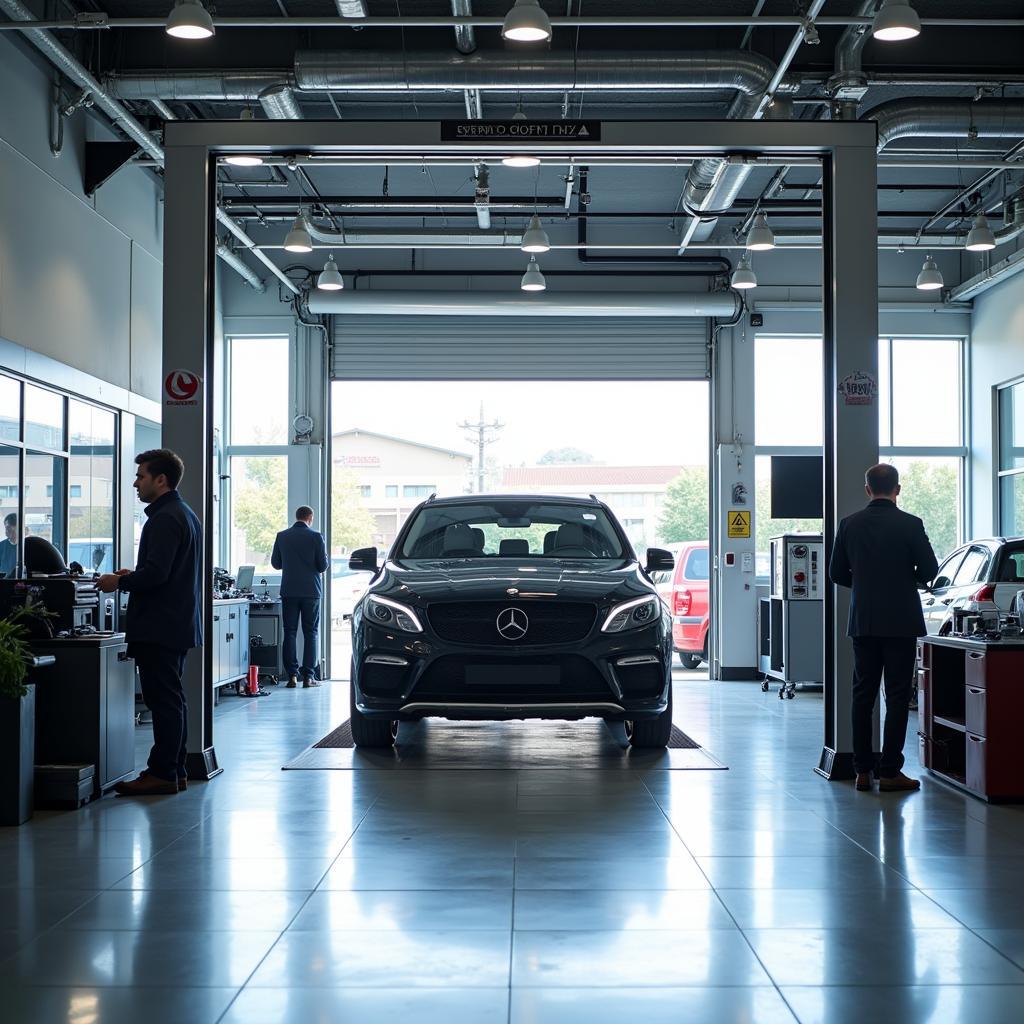 Dealership Service Center Interior