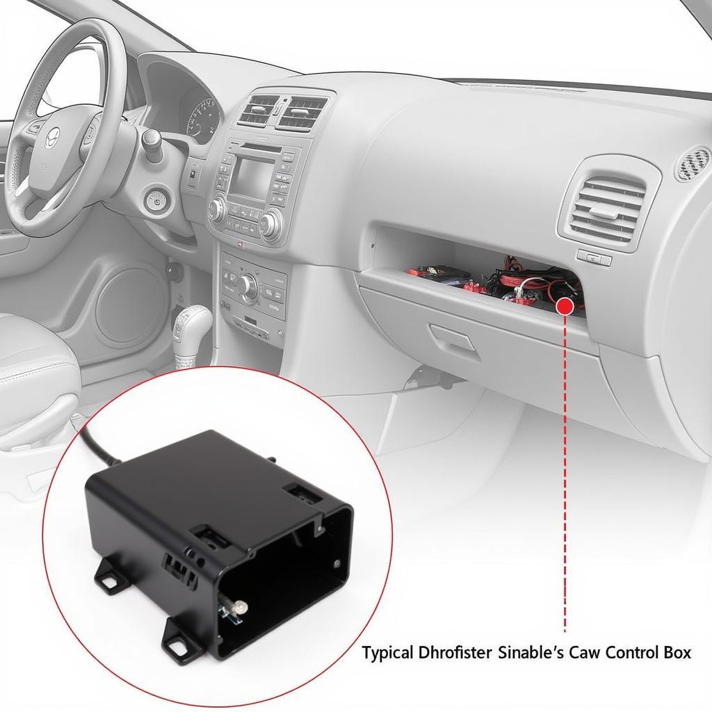 Defroster Control Box Location in a Car