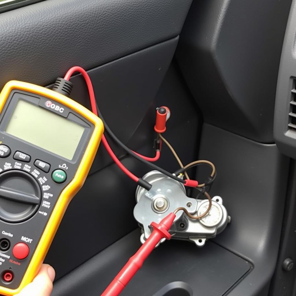 Diagnosing a Car Window Regulator Problem