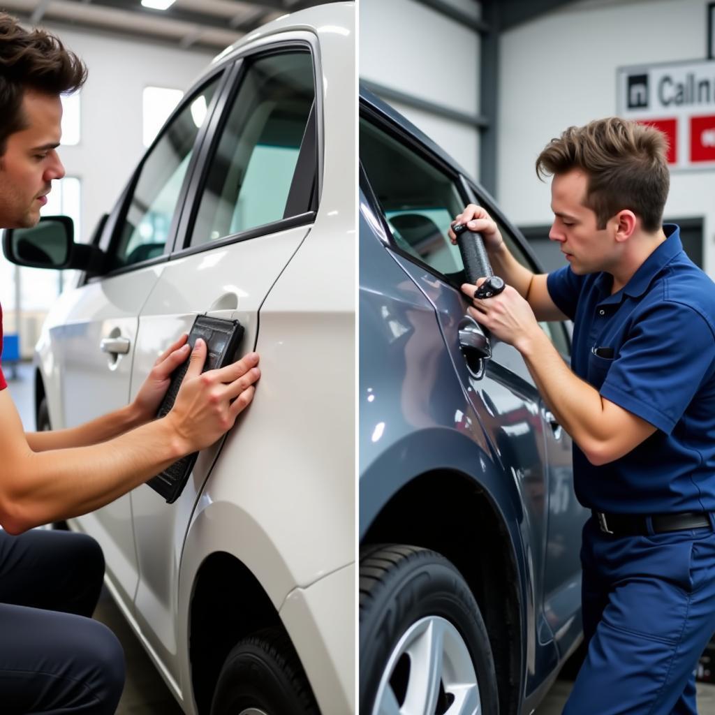 DIY Dent Repair Kit vs. Professional Dent Repair