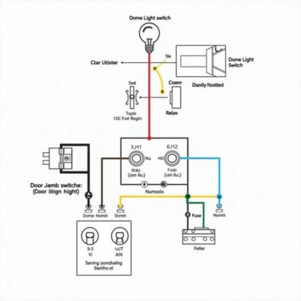 Car Dome Light Components