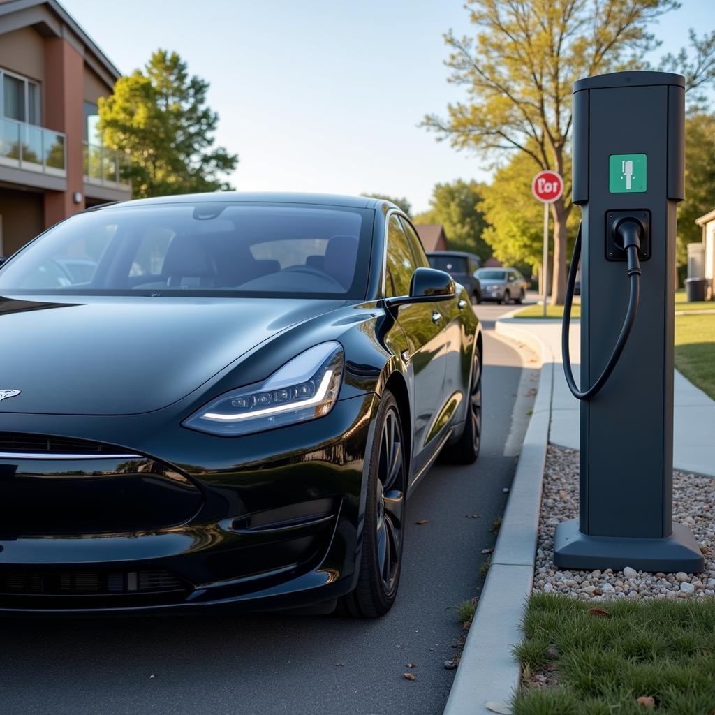 Electric car charging