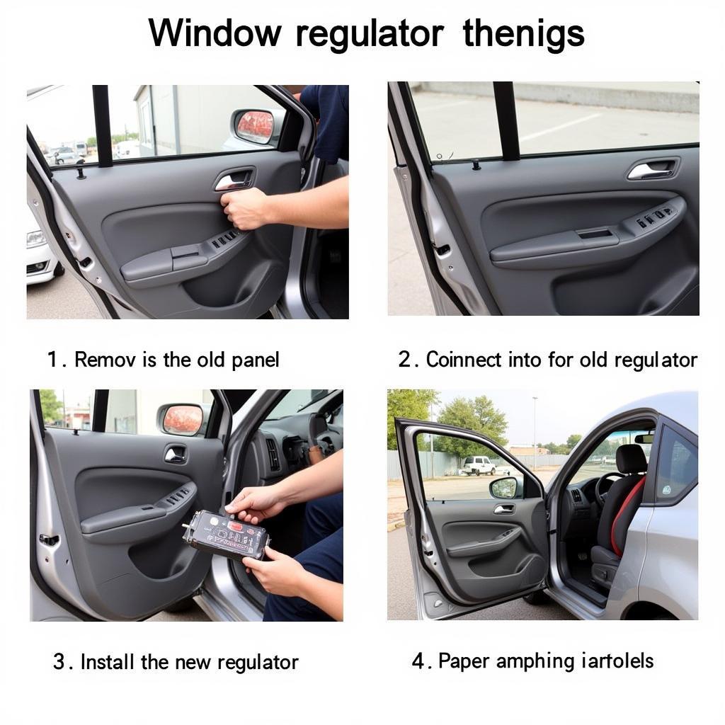 Replacing the Electric Car Window Regulator