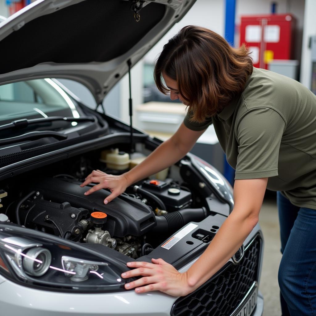 Engine Bay Inspection for a Used Car