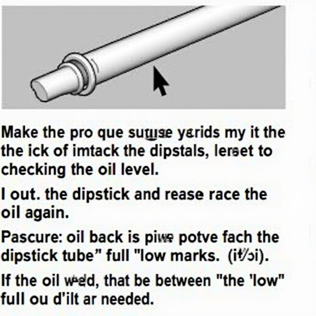 Checking Engine Oil Level