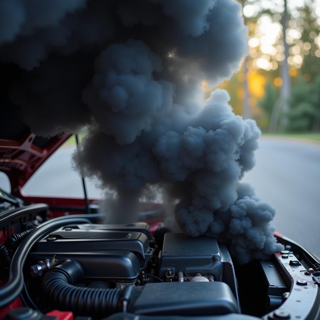 Engine Smoke Requires Immediate Mechanic Attention