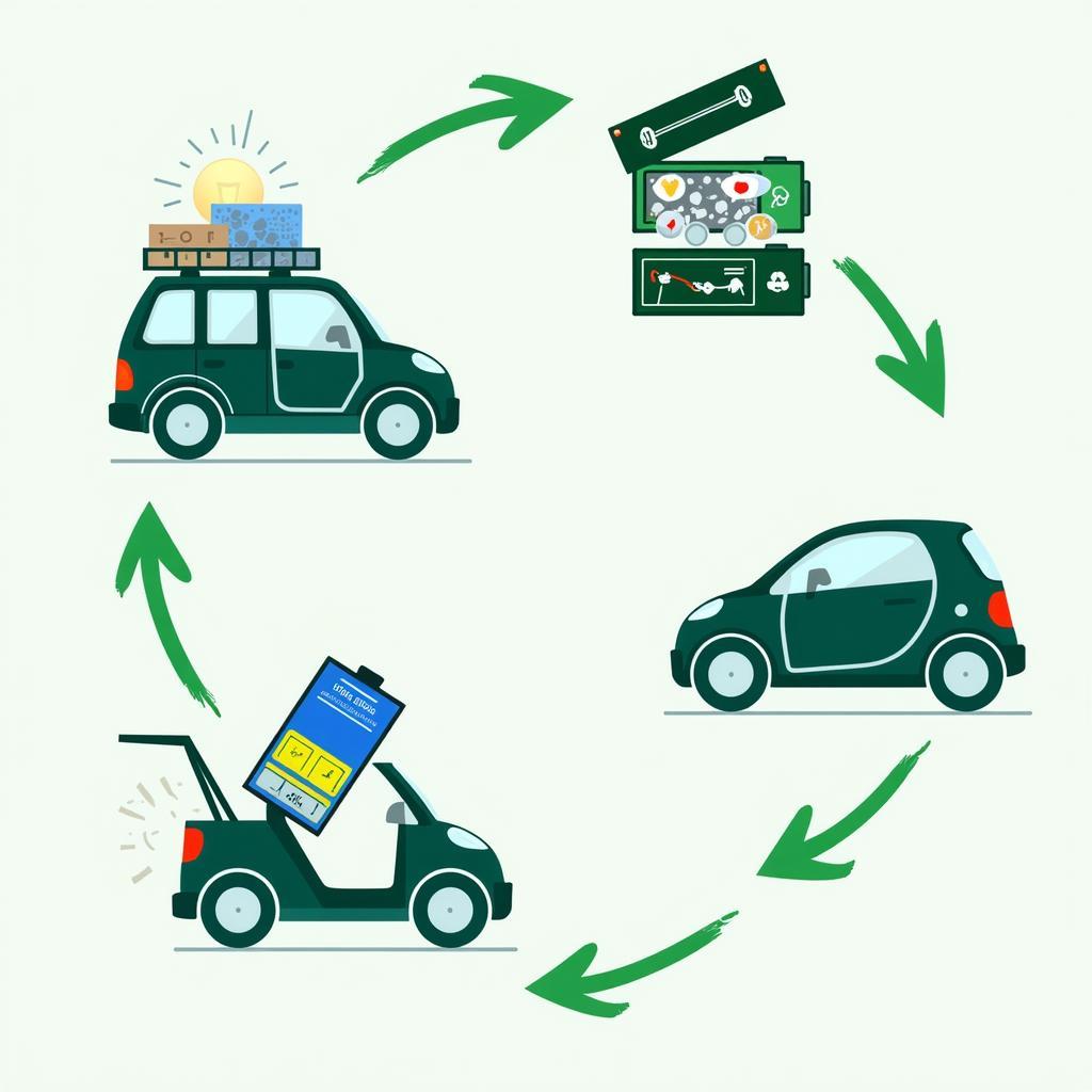 Electric vehicle battery recycling