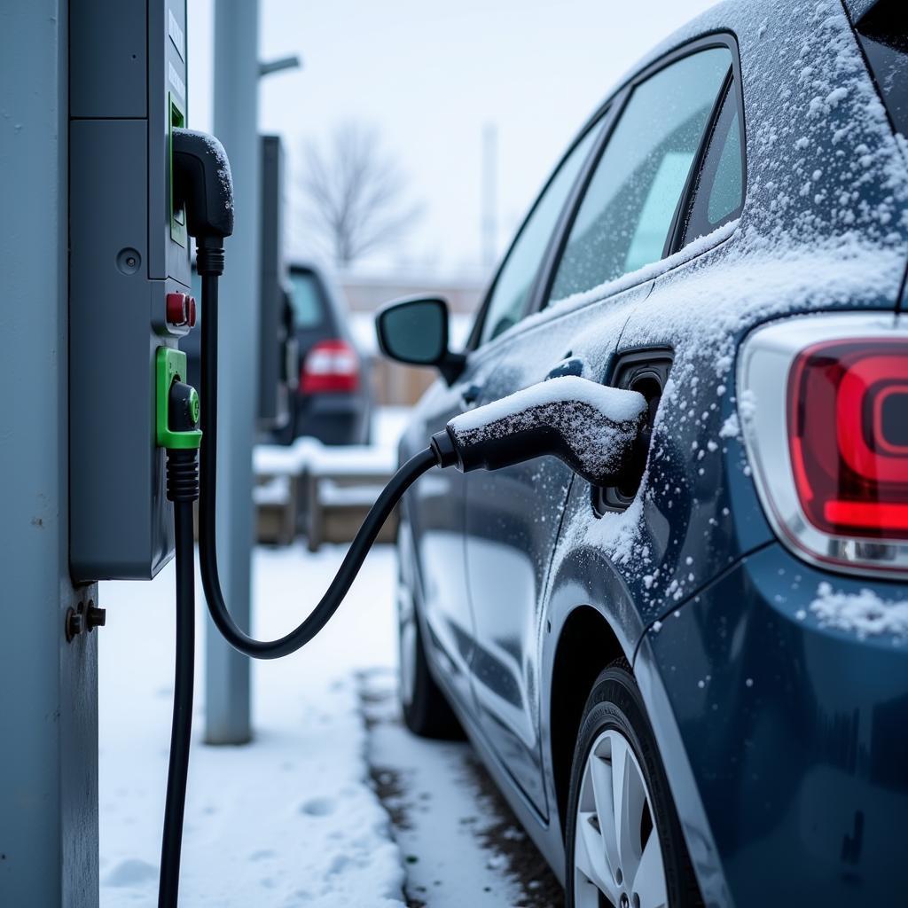 Electric Vehicle Charging in Cold Weather