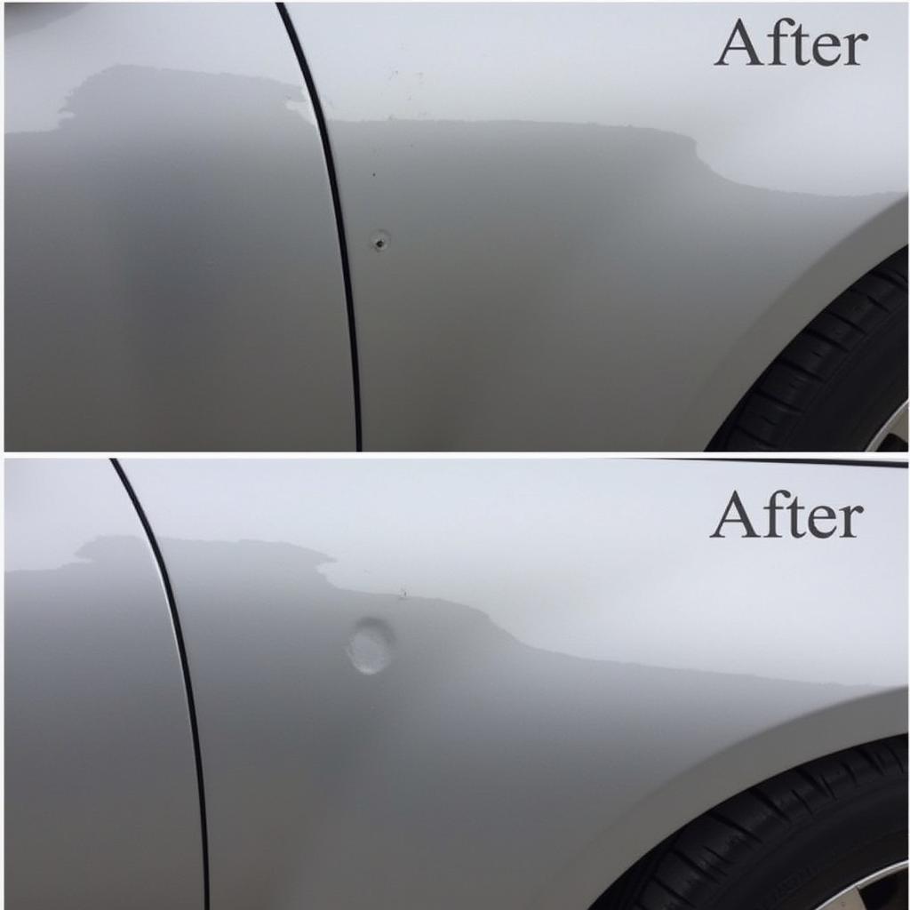 Finished Car Paint Chip Repair