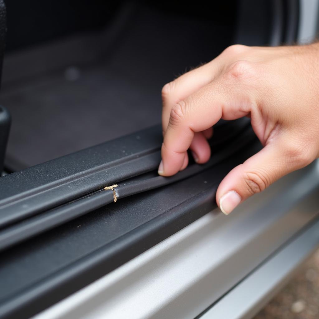 Fixing Car Door Weather Seal