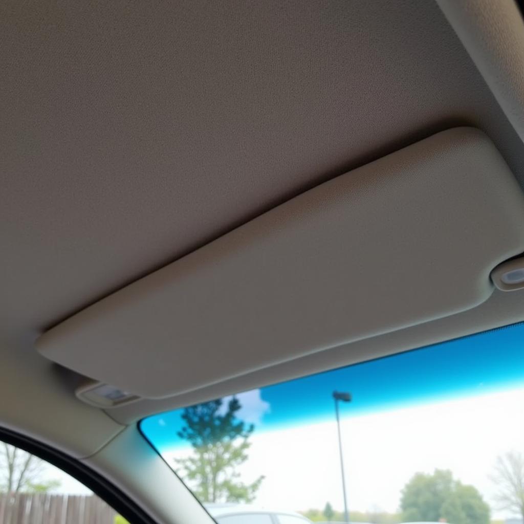 Fixing a Sagging Car Headliner