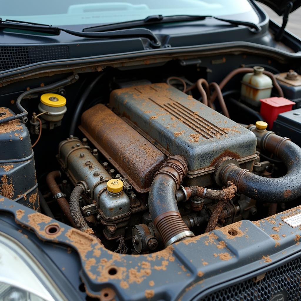 Flooded Car Engine Damage