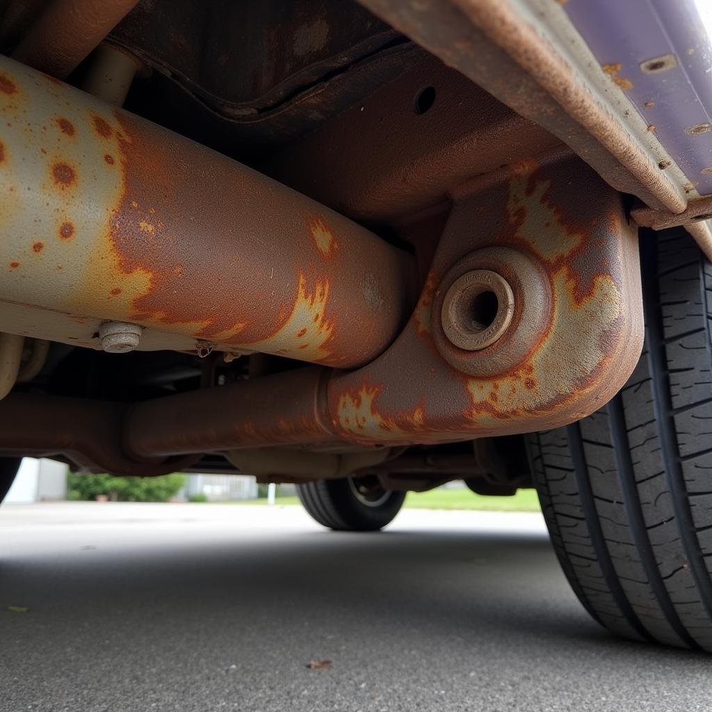 Rust on a car in Florida