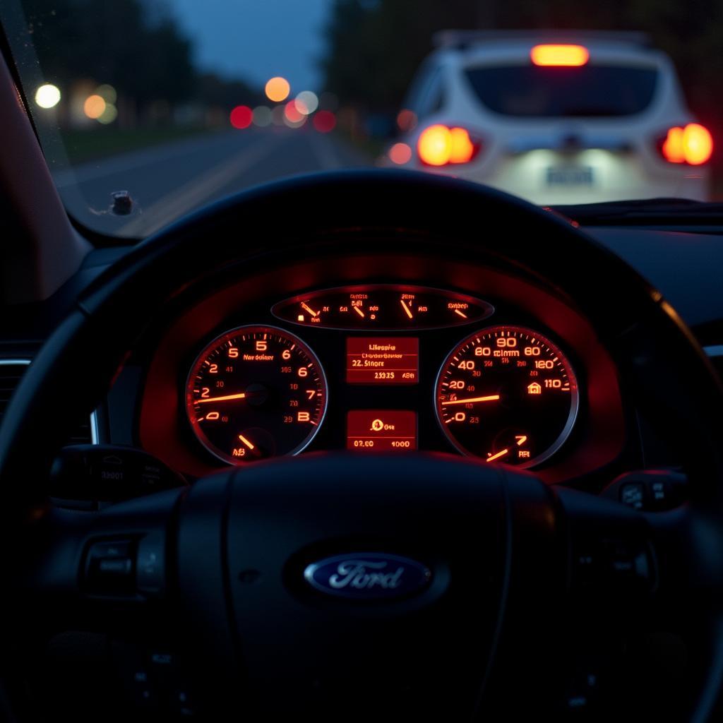 Ford Police Car Dashboard 