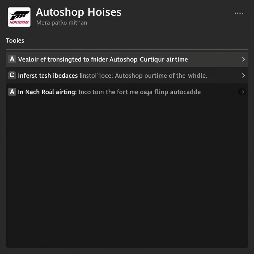 Forza Horizon 4 Autoshop upgrade