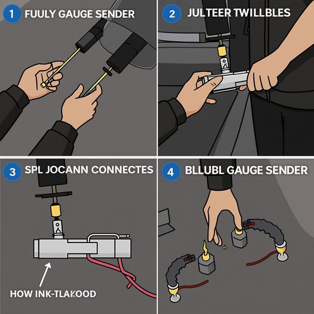 Replacing a gauge sender