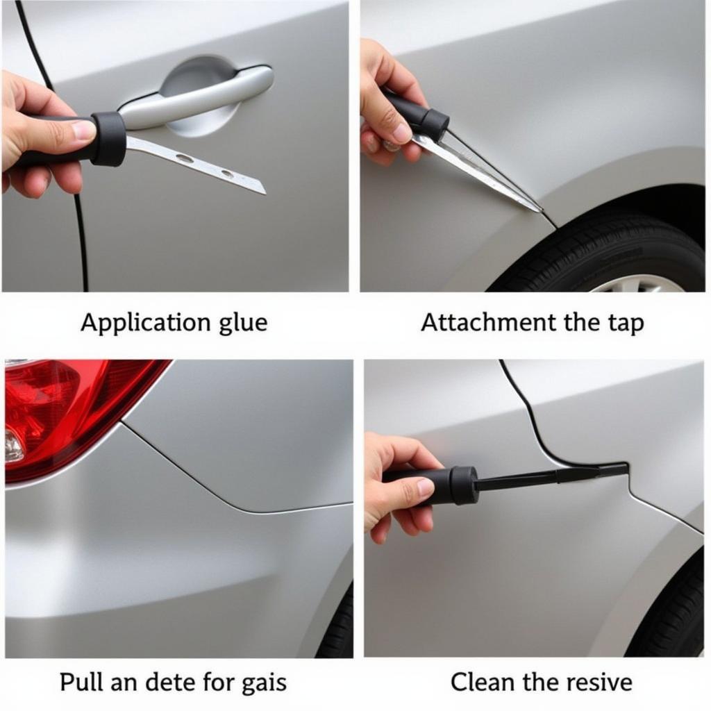 Glue Puller Dent Repair Process