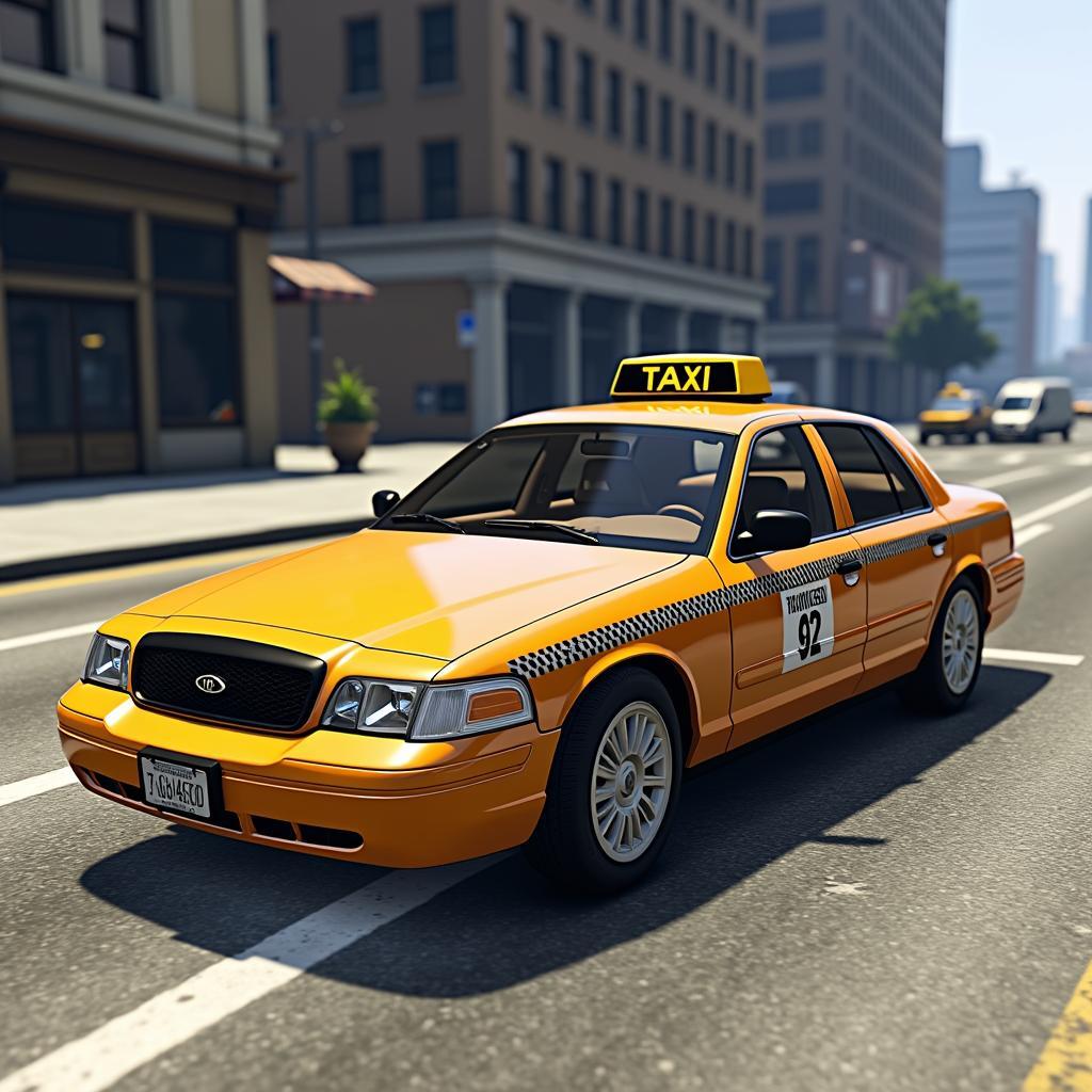 GTA 4 custom taxi mod