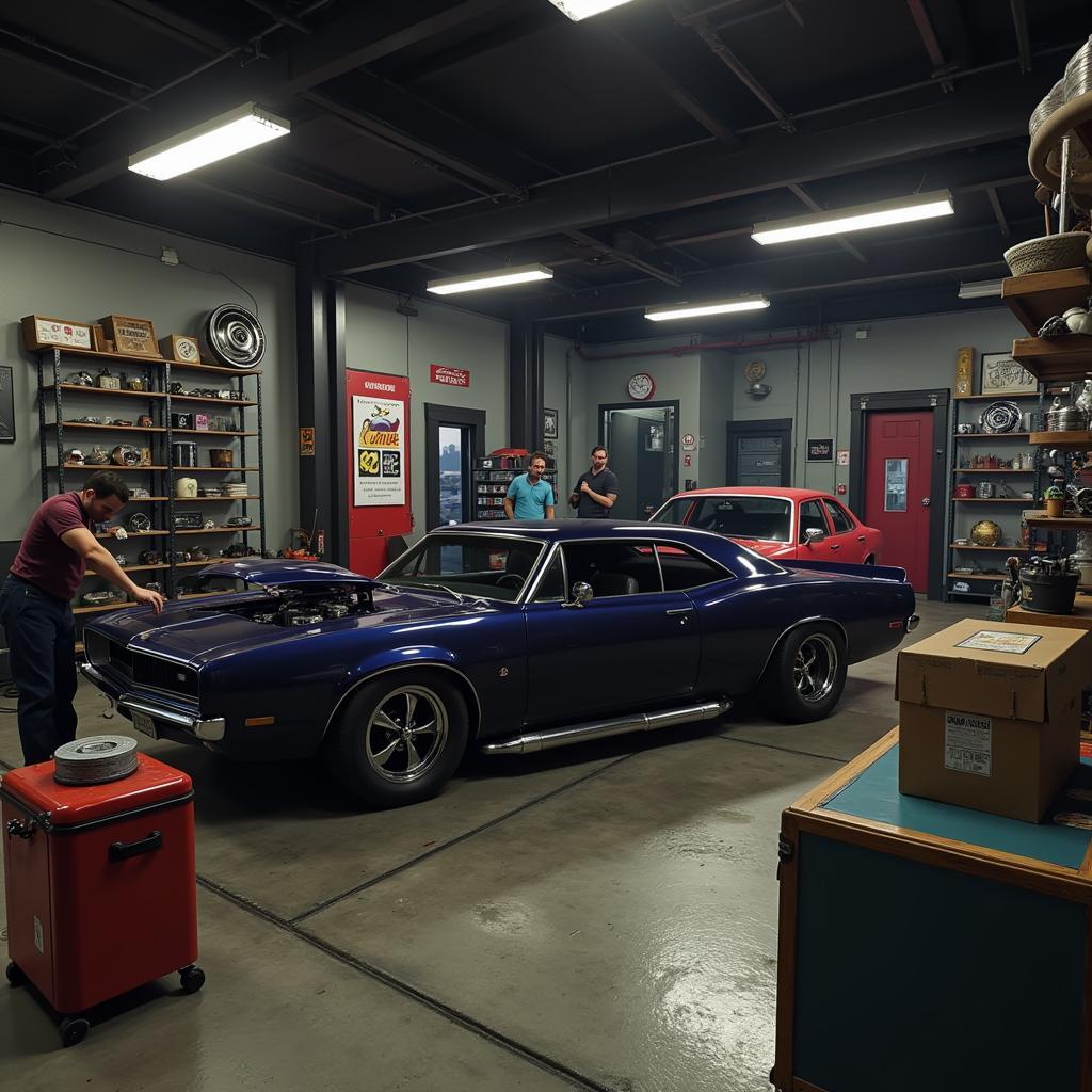 GTA 5 Car Repair Shop Interior