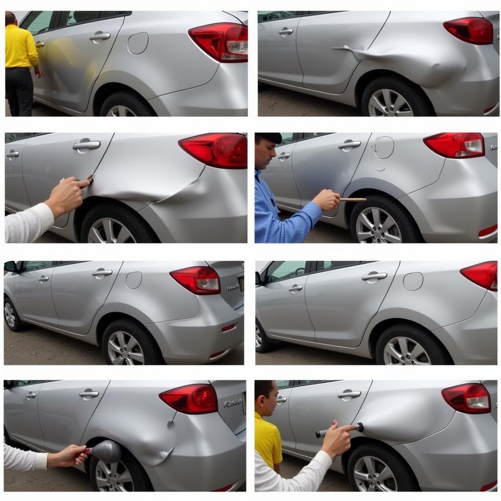 Paintless Dent Repair Process for Hail Damage