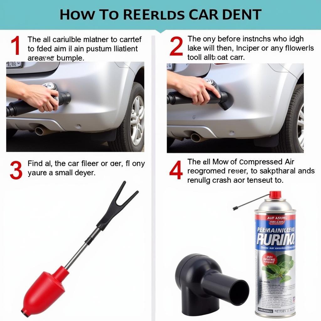 Hair Dryer Dent Repair Process