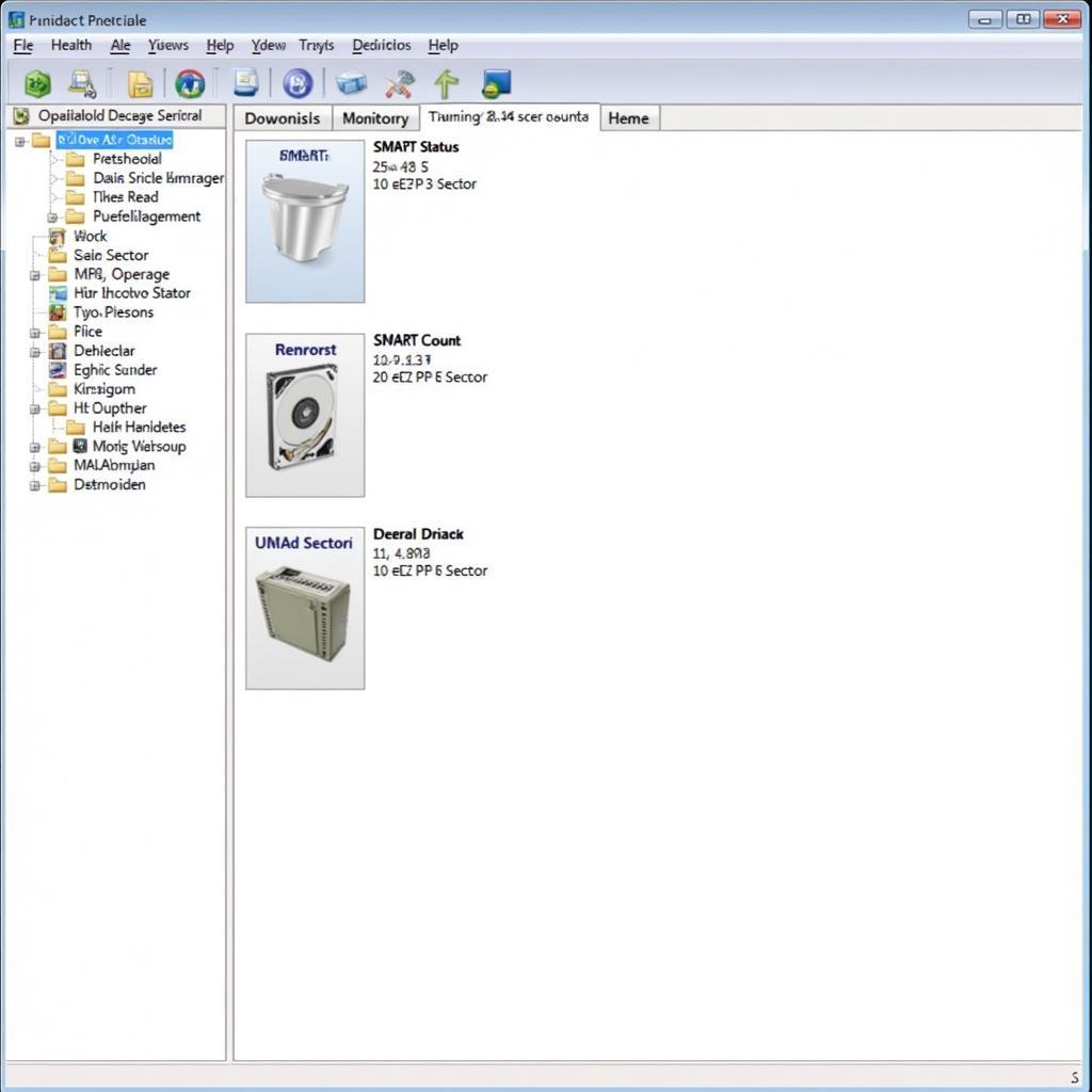 Hard Drive Diagnostic Software Interface