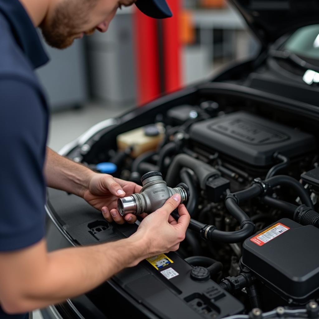 Inspecting the Heater Control Valve