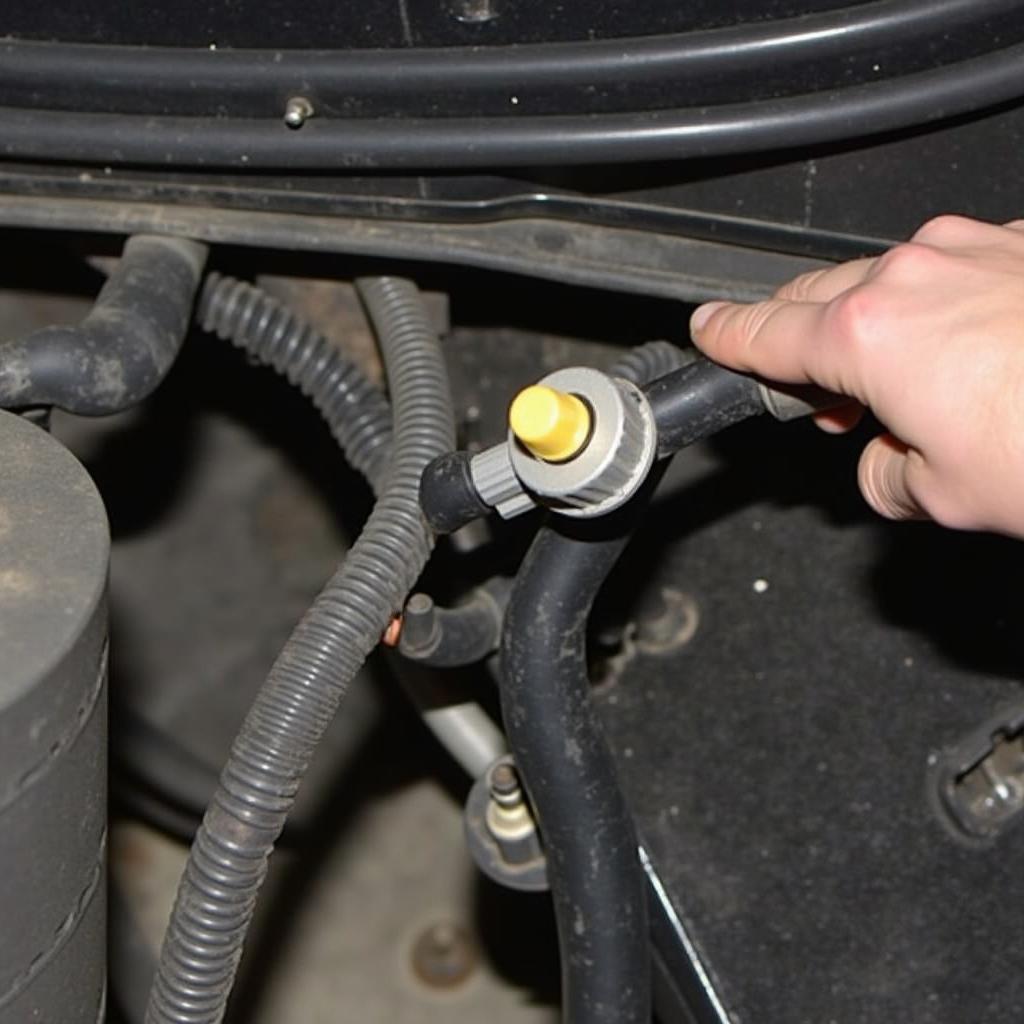 Replacing the heater control valve for a car heater that won't turn off