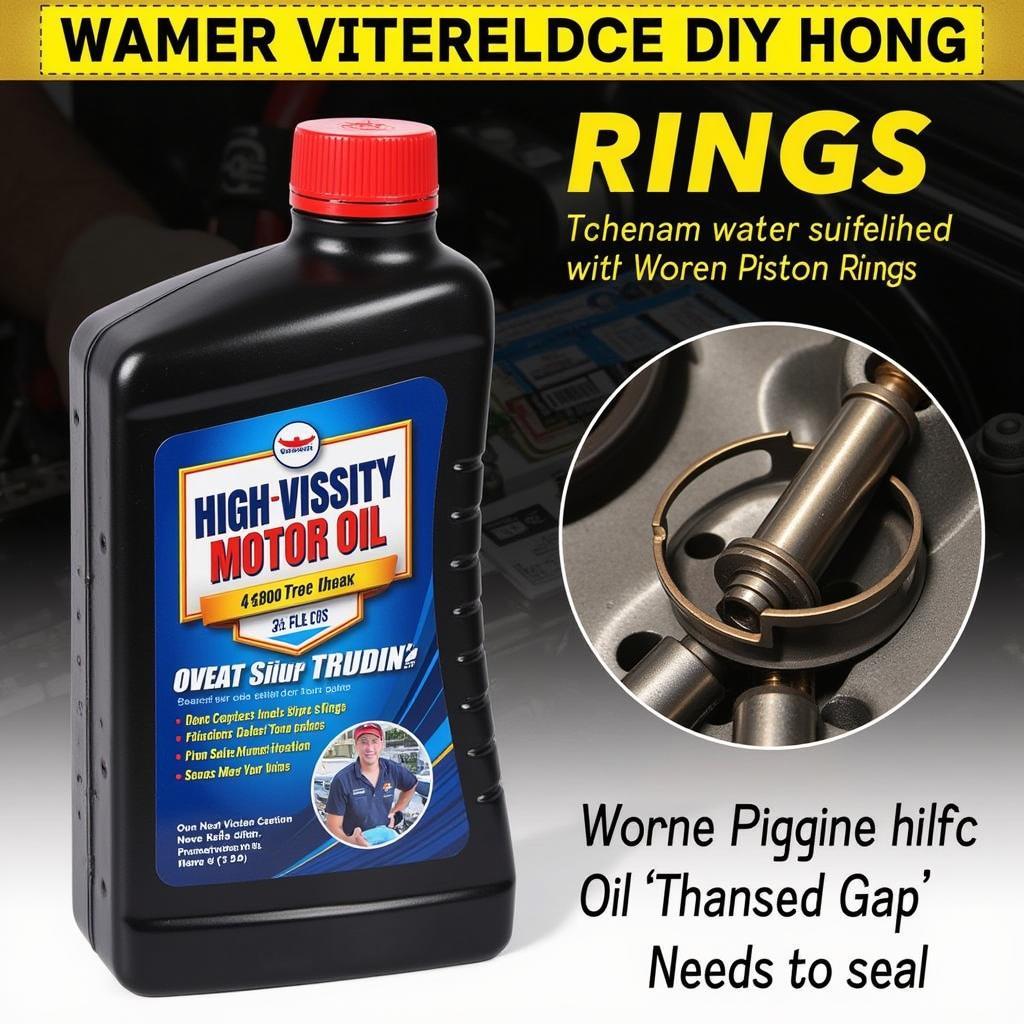 High Viscosity Oil for Worn Piston Rings