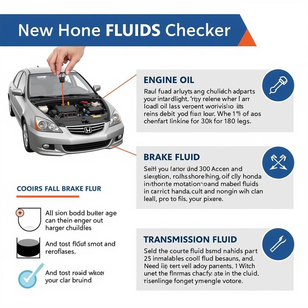 Honda Accord Fluid Check