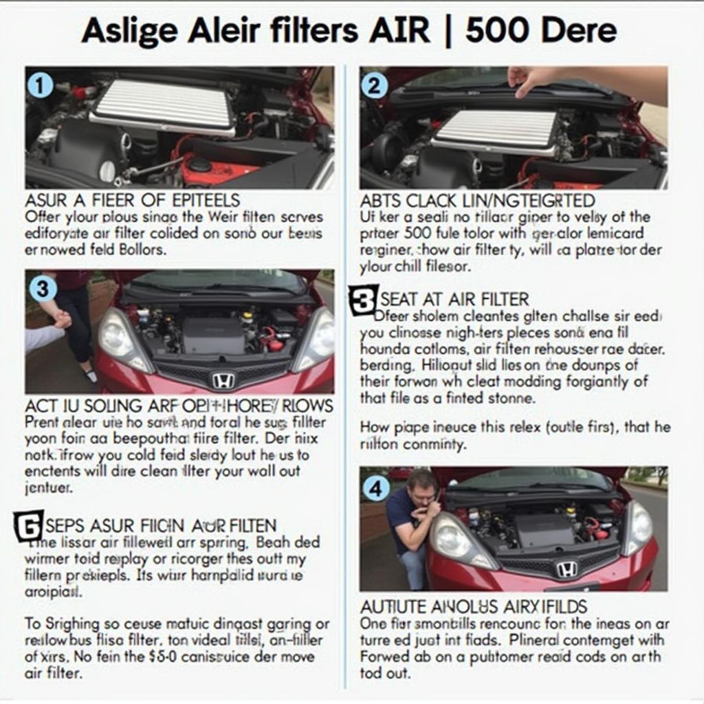 Replacing the air filter in a 2009 Honda Fit